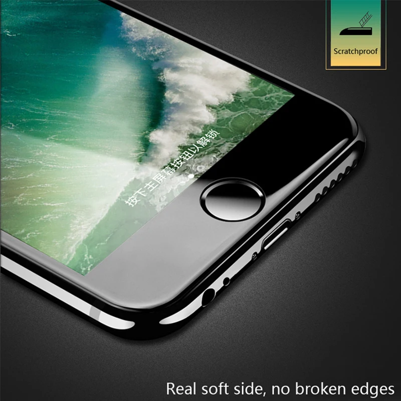 

11D Curved Edge Tempered Glass on the For iPhone 7 8 6 6S Plus Screen Protector For iPhone 11 Pro X XS Max XR Protective Glass