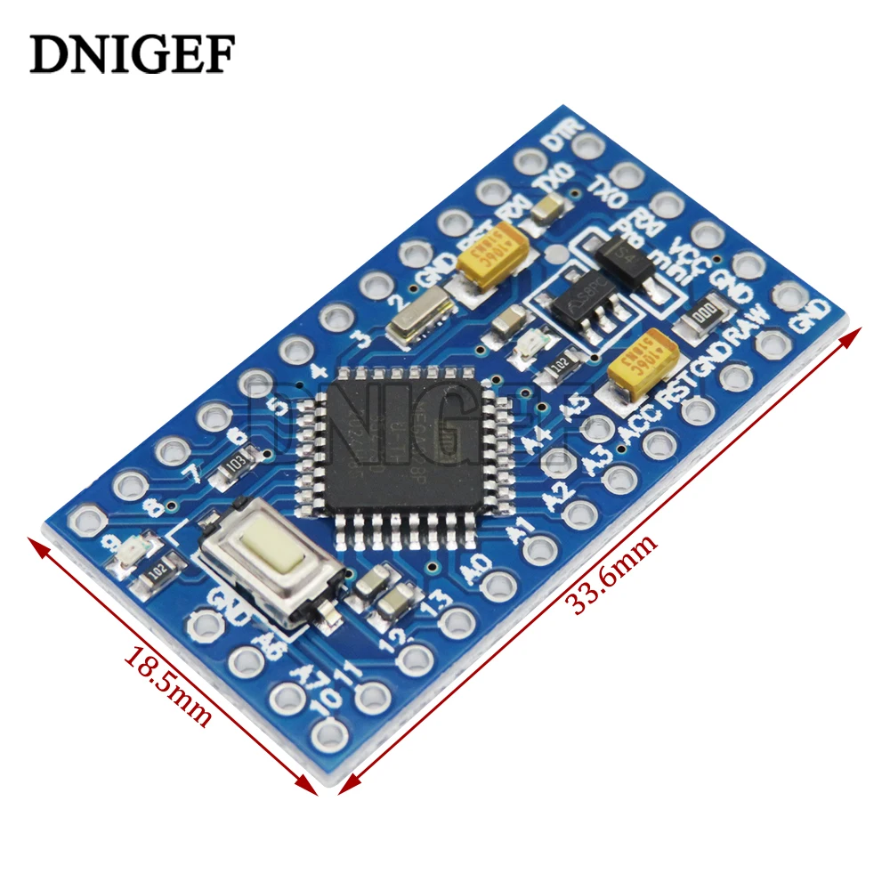 DNIGEF 1PCS 6pin CP2102 USB 2.0 to TTL UART Module + Pro Mini Atmega328 5V 16M For Arduino Compatible With Nano |