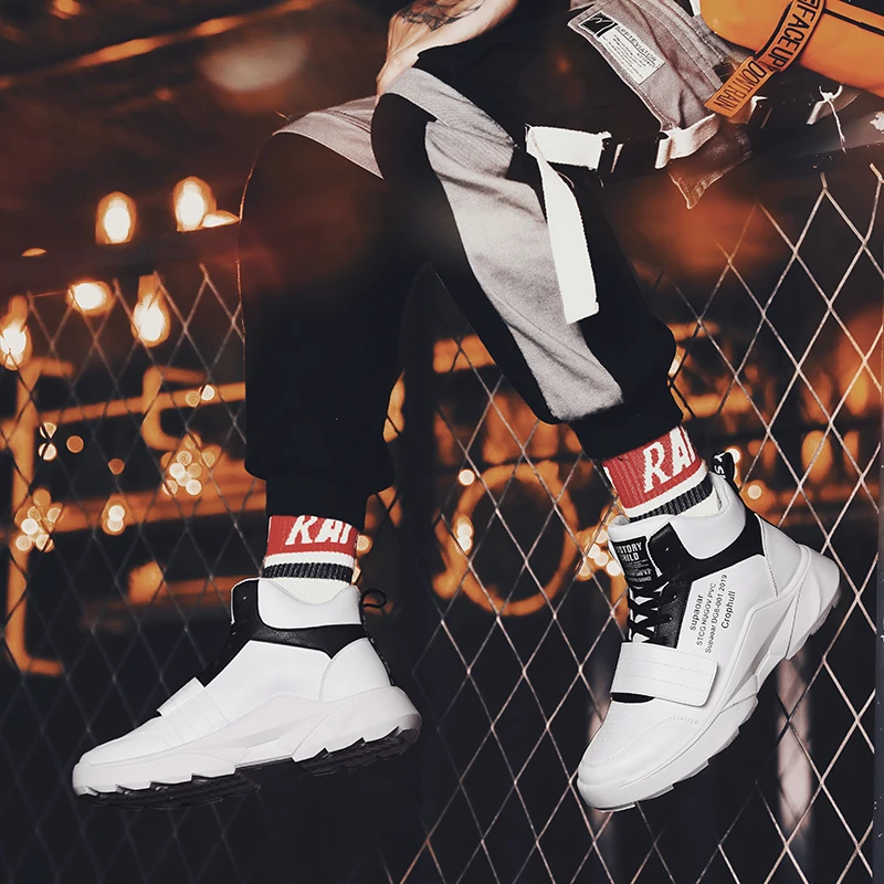 NIKEzi 2020 классические мужские высокие холщовые кроссовки для бега прогулок