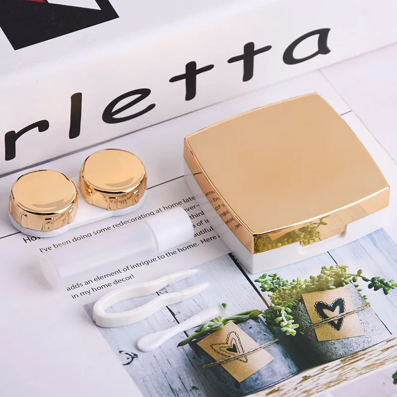 Дорожный портативный пластиковый чехол для контактных линз мужчин и женщин