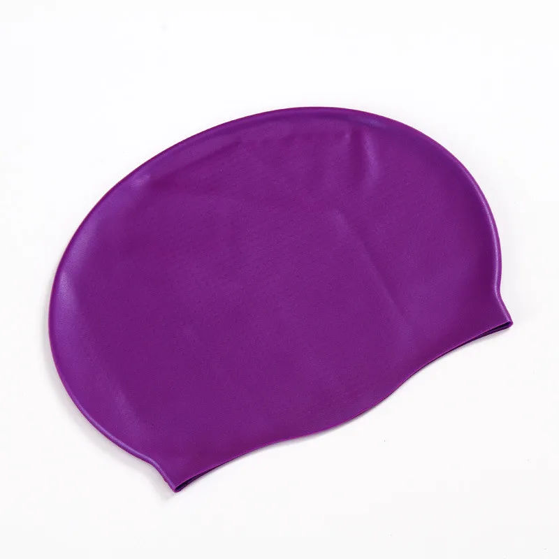 Унисекс карамельный цвет шапочка для плавания взрослых силиконовая Удобная