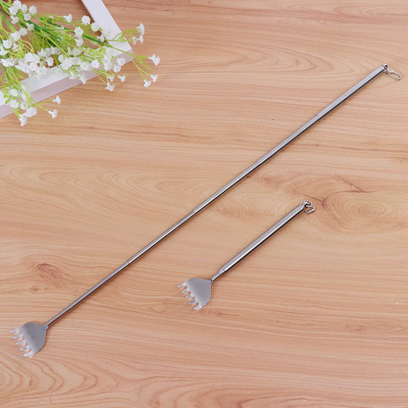 

Extendable Back Scratcher Stainless Steel Telescopic Anti Itch Claw Massager Extender P9