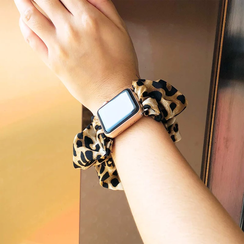 Ремешок эластичная резинка для волос Apple Watch Band 38 мм/40 мм/42 мм/44 мм iwatch series 6/5/4/SE/3/2/1