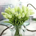 Тюльпаны, искусственные цветы для свадебного украшения, 10 шт.