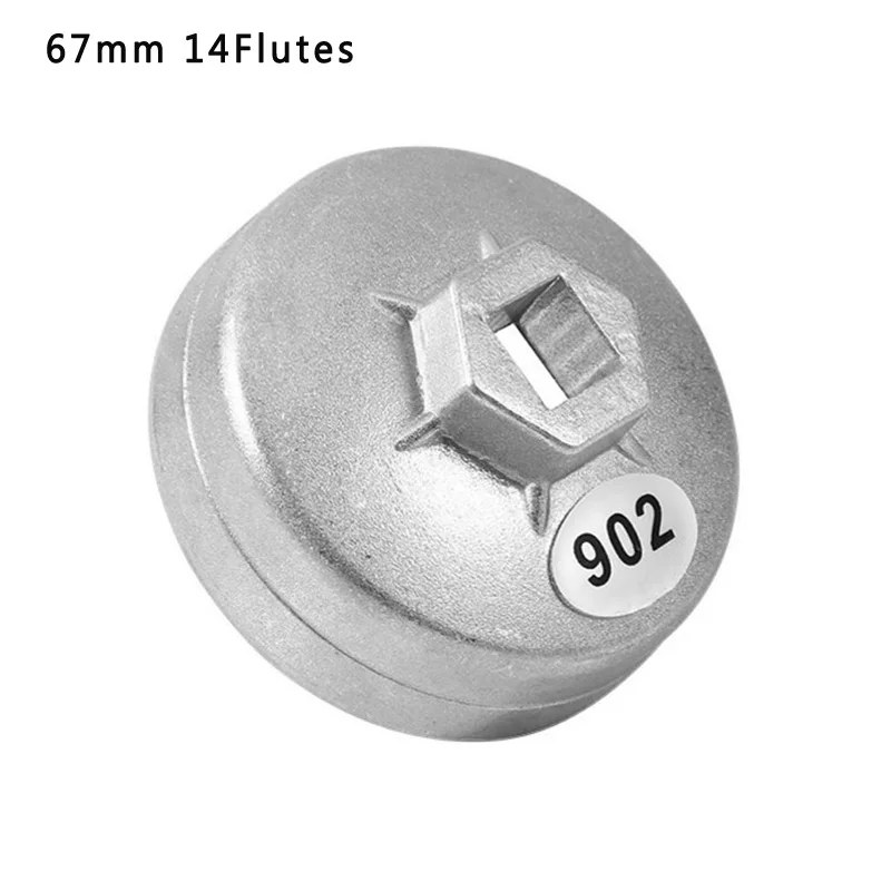 

Aluminum Oil Filter Wrench Silver Socket Replacement Parts Accessories