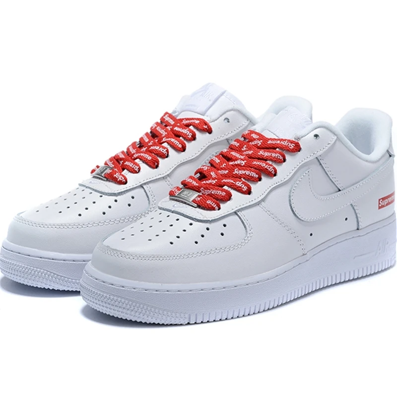 Оригинальный высшего x Nike Air Force 1 Low Стиль босоножки на низком  каблуке, мужская и женская обувь на резиновой подошве; Размеры 36-45  CU9225-100 - купить по выгодной цене | AliExpress