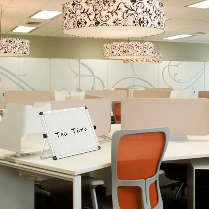 Маленькая настольная доска для стирания портативная маленькая двухсторонняя