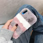 Роскошный милый меховой пушистый чехол из ТПУ для телефона Samsung Galaxy A10 A20 A30S A50 A70 A01 A11 A31 A51 A71 A10S A20S M21 M31 A7 S10 S9 S8