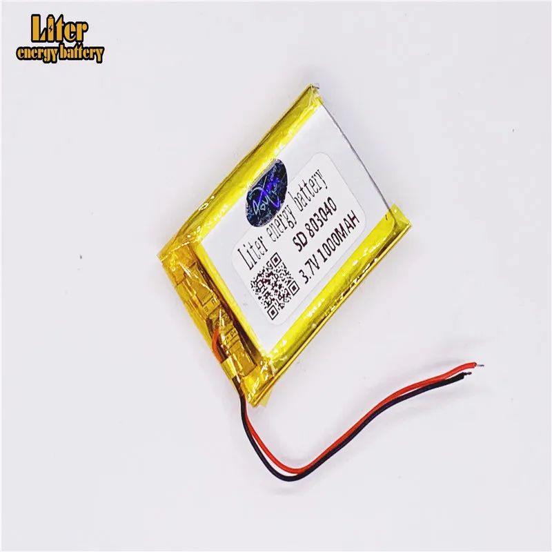 Размер 803040 3 7 v 1000mah литий-полимерный аккумулятор с платой для Bluetooth Gsp цифровых