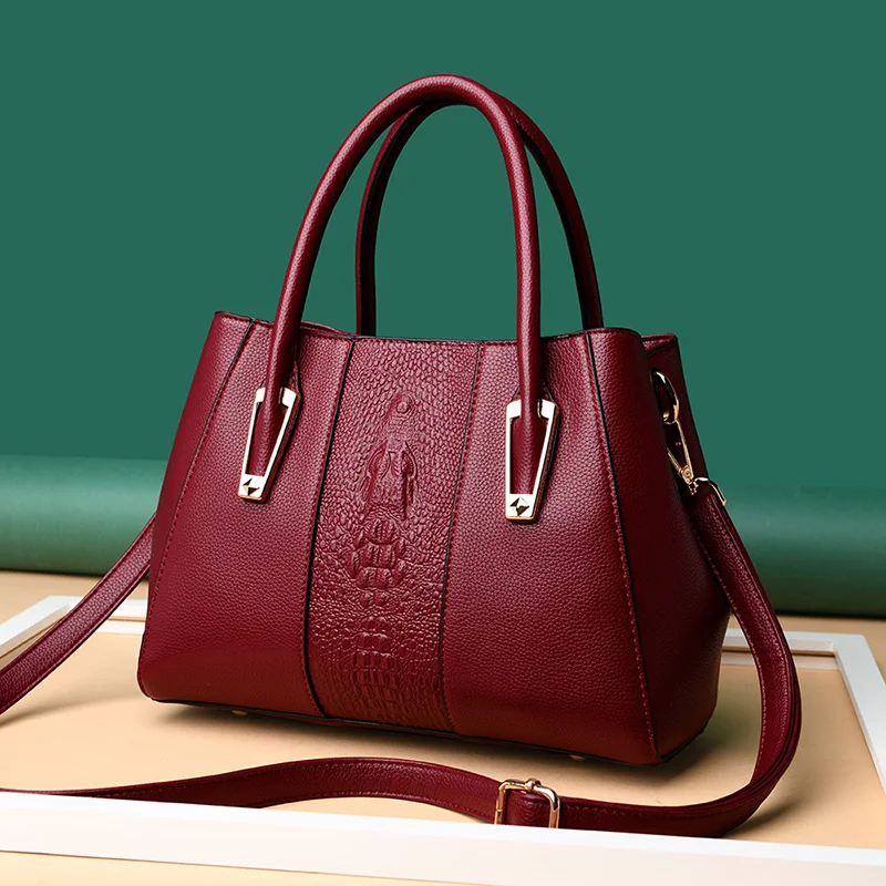 

OLSITTI Luxury Brand Pu Leather Crocodile Pattern Casual Shoulder Bags for Women 2021 New Designer Crossbody Bag Bolsas Feminina