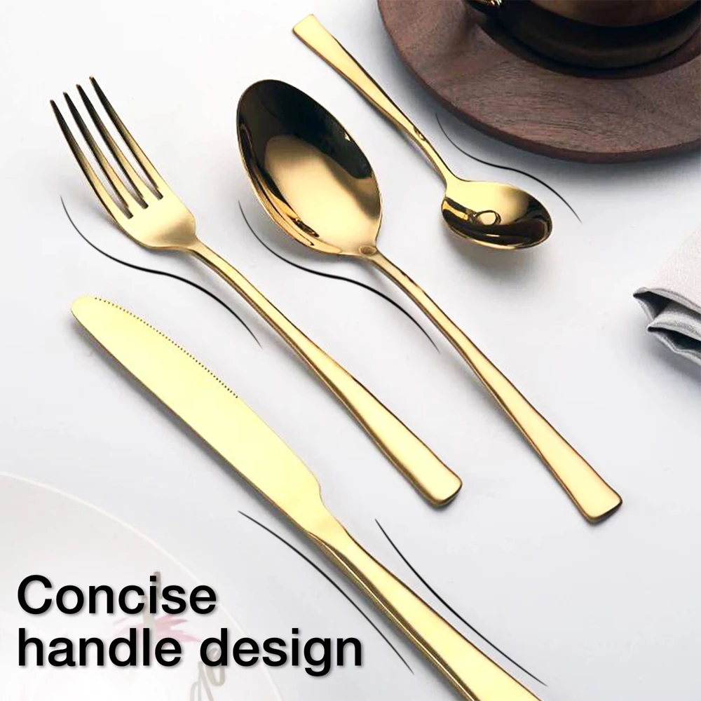 Набор столовых приборов столовые приборы посуда из нержавеющей стали зеркальная