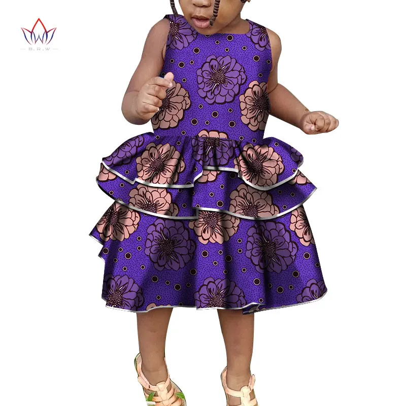 2020 летняя африканская одежда для детей с круглым вырезом традиционное Хлопковое