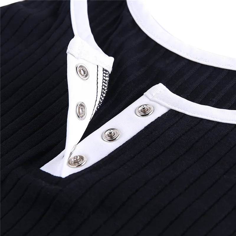 Женский укороченный топ в полоску черно-белый облегающий Трикотажный жилет без