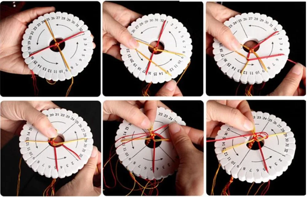 1 шт. круглая квадратная пластина Jade Macrame Kumihimo диск плетеный шнур DIY браслет ручной работы Schijf DiskMaterials инструменты ds5-P