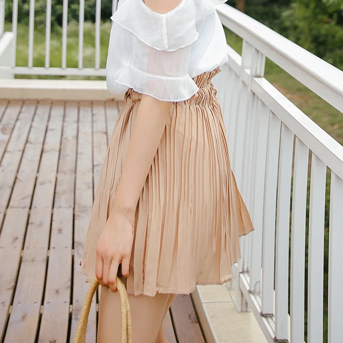 Женские юбки в Корейском стиле панк Харадзюку ольччан ветрозащитная