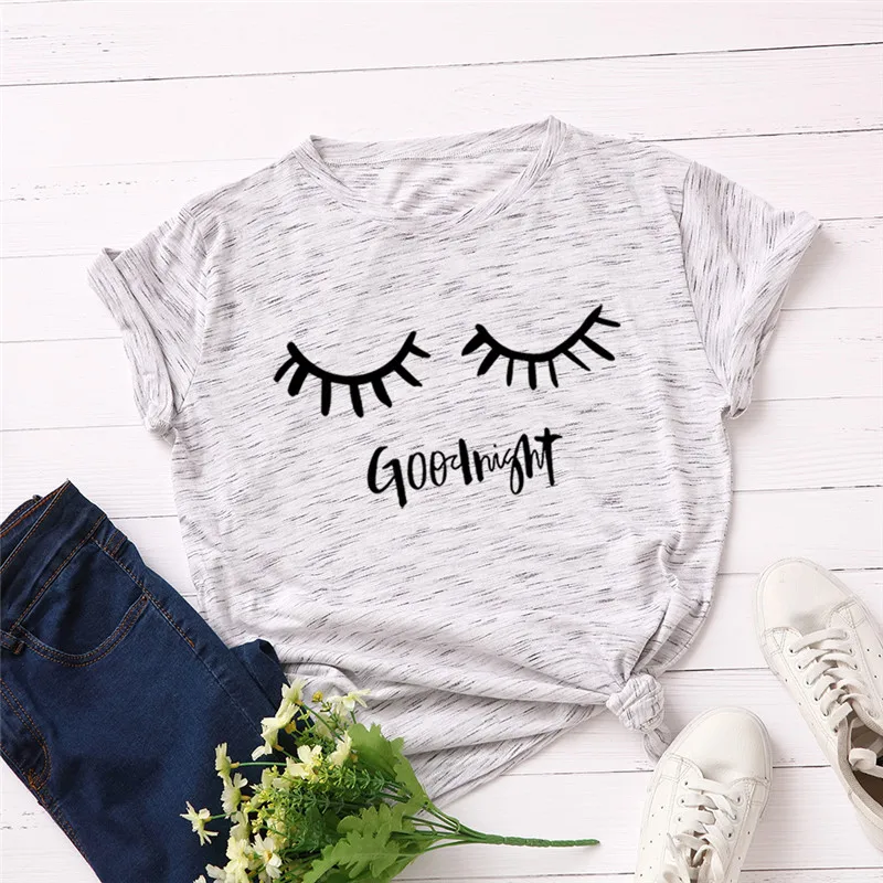 Женская летняя футболка с круглым вырезом и коротким рукавом | одежда