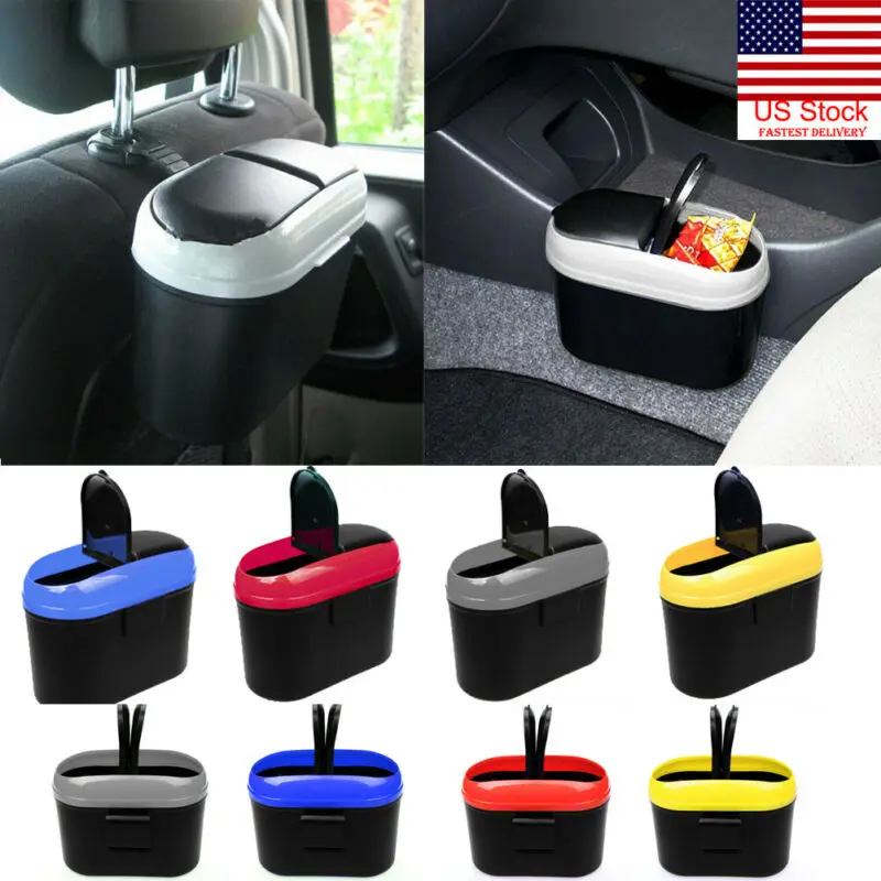 1 шт. Авто Автомобиль Мини мусорное ведро домашнего офиса может мусора пыли Чехол