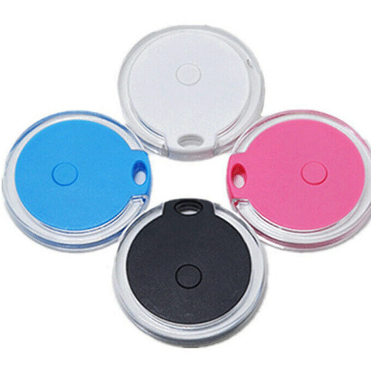 Портативный смарт трекер BT с защитой от потери белый/розовый/синий/черный