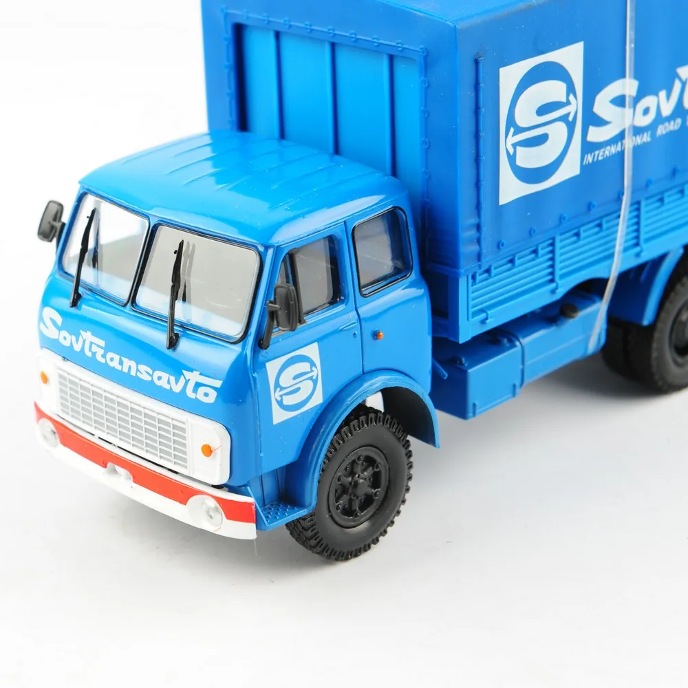 

HAW ABTONPOM MA3-5146 1:43 Scale Classic Russia Blue Van Container Truck Lorry Diecast Cars Collection Decoration Room Gift Toys