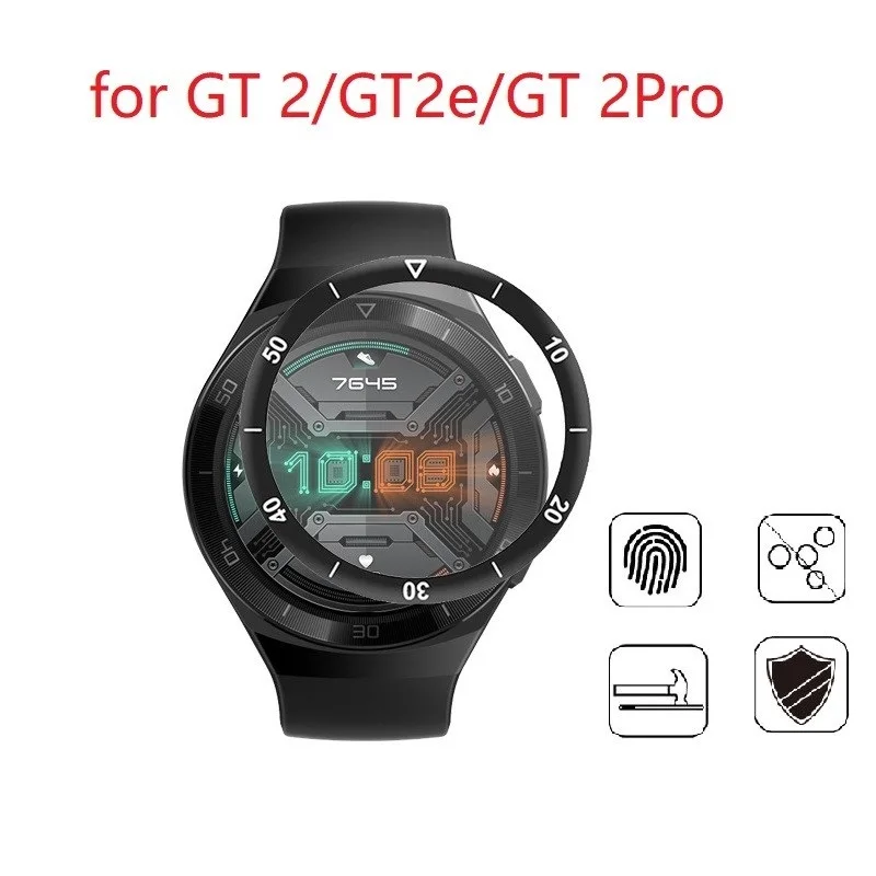 

Protective Film For Huawei Watch GT 2 GT2 46mm 42mm GT2e Pro Curved Soft Fibre Smartwatch Full Screen Protector Not Glass