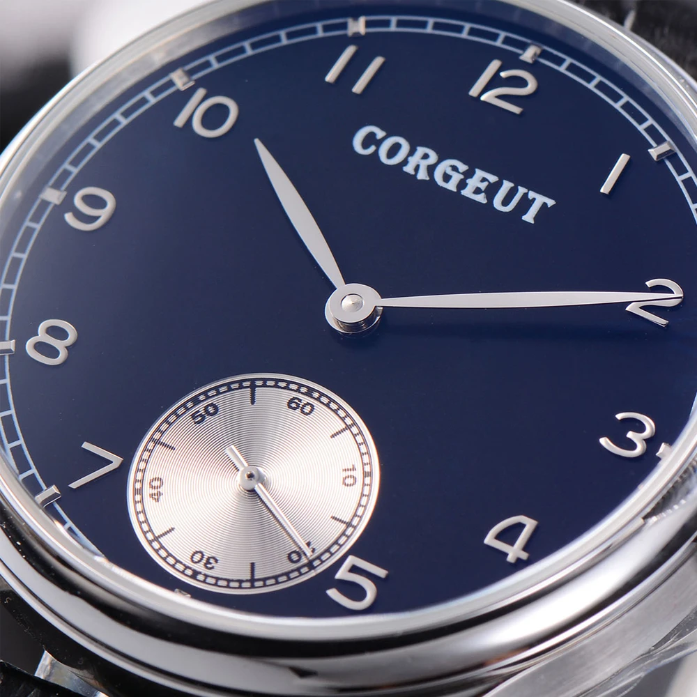 Часы мужские механические с кожаным ремешком 44 мм|Мужские часы| |