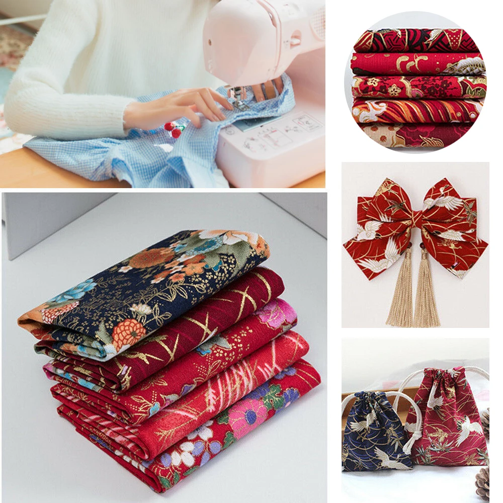 5 шт. хлопковая позолоченная ткань в виде цветка сакуры | Дом и сад