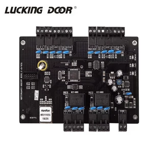 124 door tcpip wiegand entry access control board house access control panel programming rfid door entry system with software free global shipping