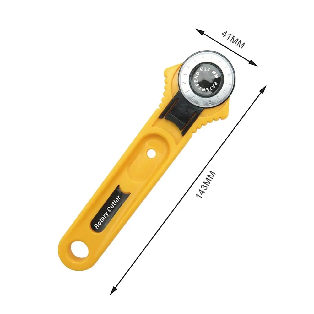 Роликовый нож 28 мм режущий Круглый резак для кожи и ткани аксессуары кожевенного