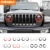 SHINEKA колпаки на фары для джипа в гладиаторском стиле JT 2018 + автомобилей головной светильник декора головной светильник крышка аксессуары для Jeep Wrangler JL 2018 + - изображение