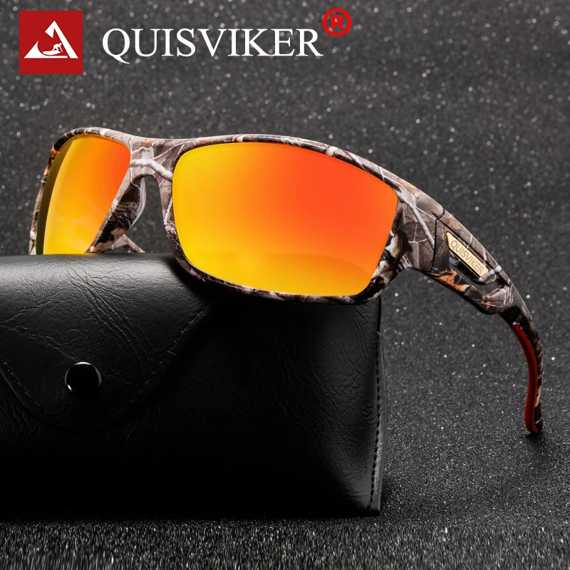 QUISVIKER камуфляж UV400 солнечные очки солнцезащитные поляризационные для отдыха на