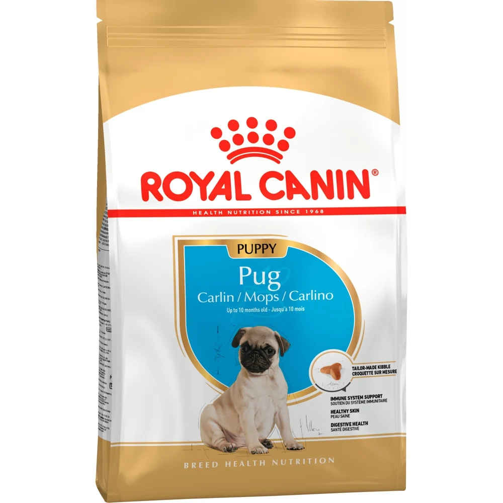 Сухой корм Royal Canin &quotPug Puppy&quot для щенков породы мопс (в возрасте до 10 месяцев) 1 5 кг |