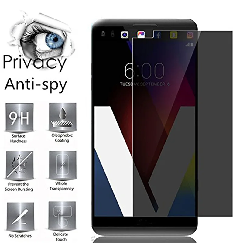 Закаленное защитное стекло 9H для LG G3 G4 G5 G6 G7 закаленное V10 V20 V30|Защитные стёкла и