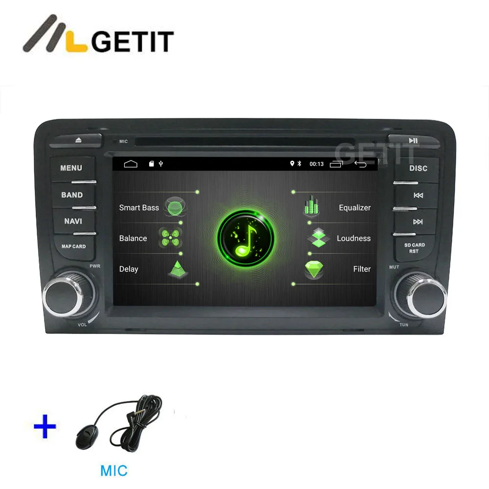 DSP 64G PX6 Android 9,0 автомобильный DVD видео стерео плеер gps навигация для Audi A3 8P 2003-2012 S3 2006-2012 RS3 Sportback 2011 - Цвет: DSP 2G-RAM 16G-ROM