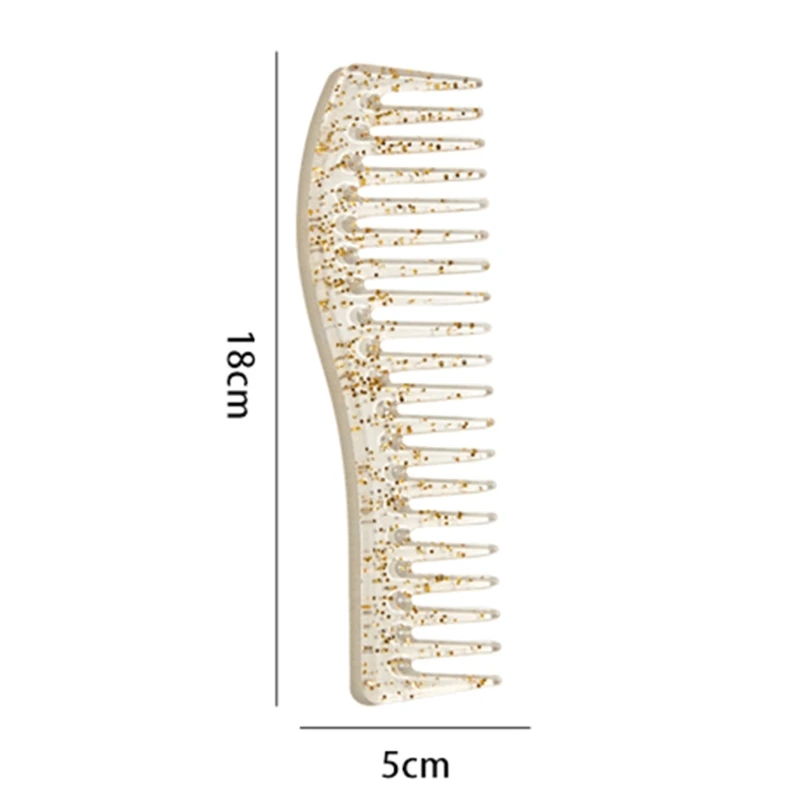 

Creative Hairdressing Wide Tooth Hair Combs Scalp Massage Hair Brush Salon Barber Women Girls Hair Styling Haircut Tool