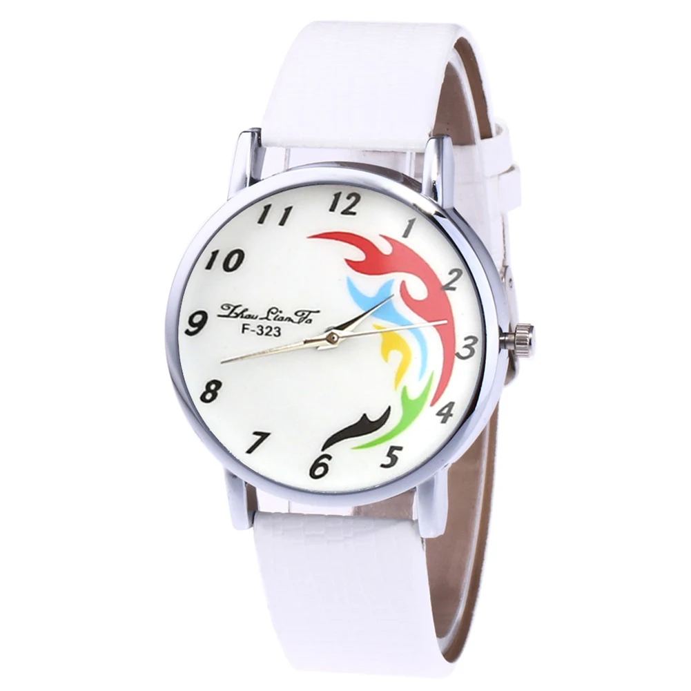 

Reloj Casual Watch Quartz Watch For Women Men Round Dial Couple Watches Faux Leather Band Watch For Women