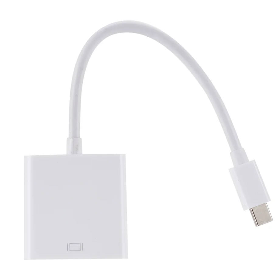 Для MacBook Air Pro iMac Mac Mini Thunderbolt мини-порт дисплея Порт DP к VGA Кабель-адаптер 1080P для HDTV