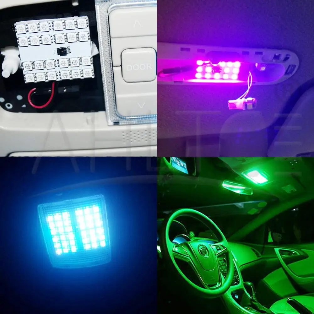 Автомобильный светодиодный RGB пульт дистанционного управления T10 12 В постоянного
