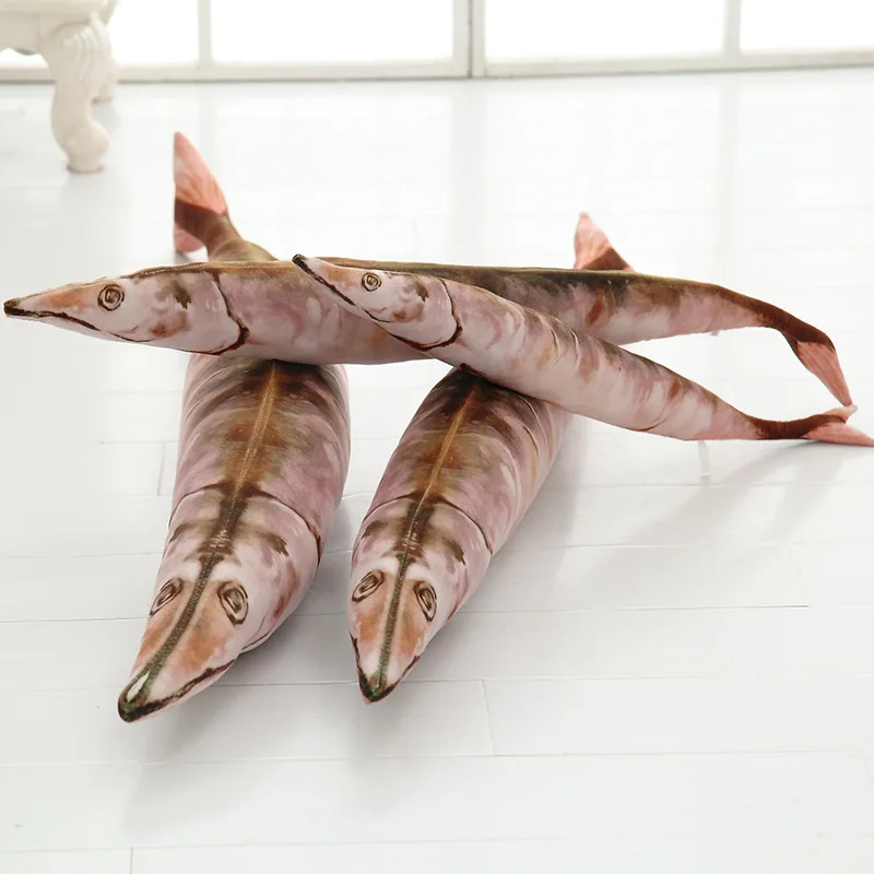 50 см/70 см креативная Милая имитация осеннего ножа в форме рыбы плюшевая