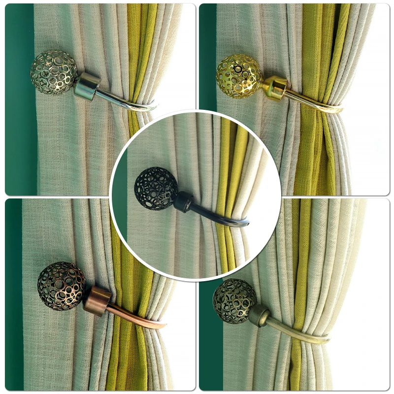 

Металлический Настенный Держатель для занавесок в скандинавском стиле креативная полая U-образная Пряжка для занавесок крючок застежки дл...