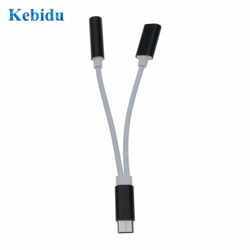 Кабель-переходник для наушников KEBIDU с USB Type-C на разъем 3 5 мм | Электроника