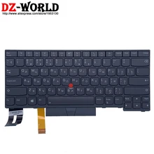New Original Gray RU Russian Backlit Keyboard for Lenovo Thinkpad T14 P14S Gen1 Gen2 Laptop 5N21B08396 5N21B08359 5N21B08413