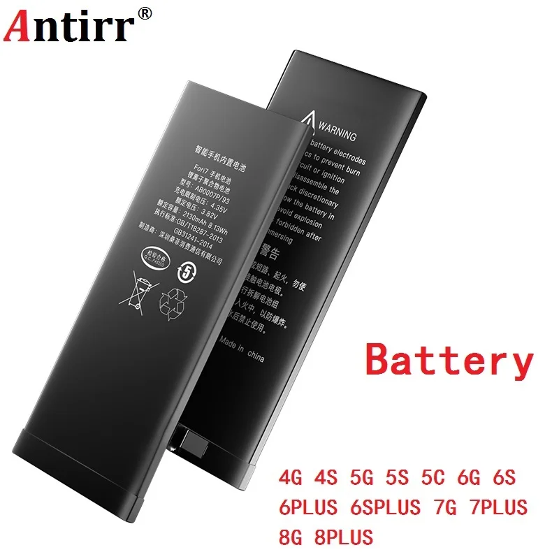 Качественная аккумуляторная батарея для телефона iPhone 6S 6 Φ 5C 5S 5 3gs 5G 4 7 7PLUS 8 8PLSU 6PLUS