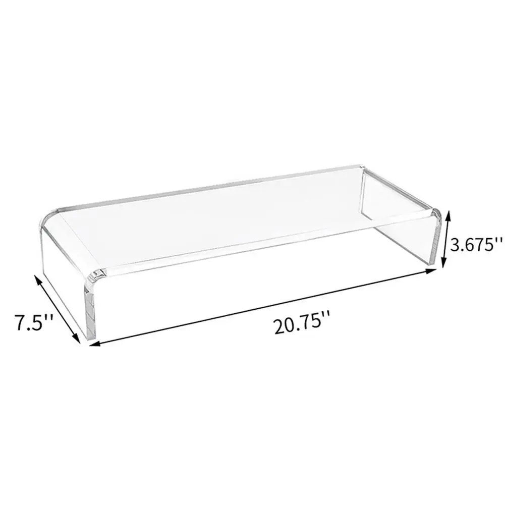 

Acrylic Computer Monitor Stand Laptop Stand Desktop Notebook Holder Computer Monitor Riser For MacBook Office Computer Stand