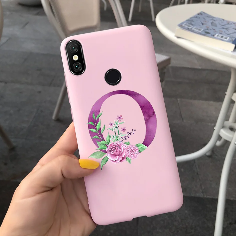 Чехол для Xiaomi Redmi Note 6 Pro роскошный персонализированный мягкий чехол телефона с