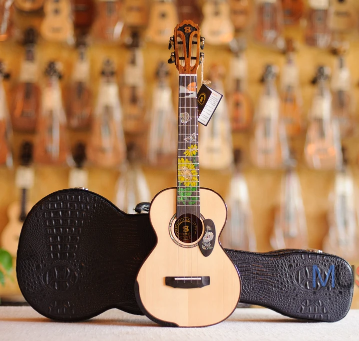 BS-80T Tenor Bright sun brand ukuleles solid wood ukulele |