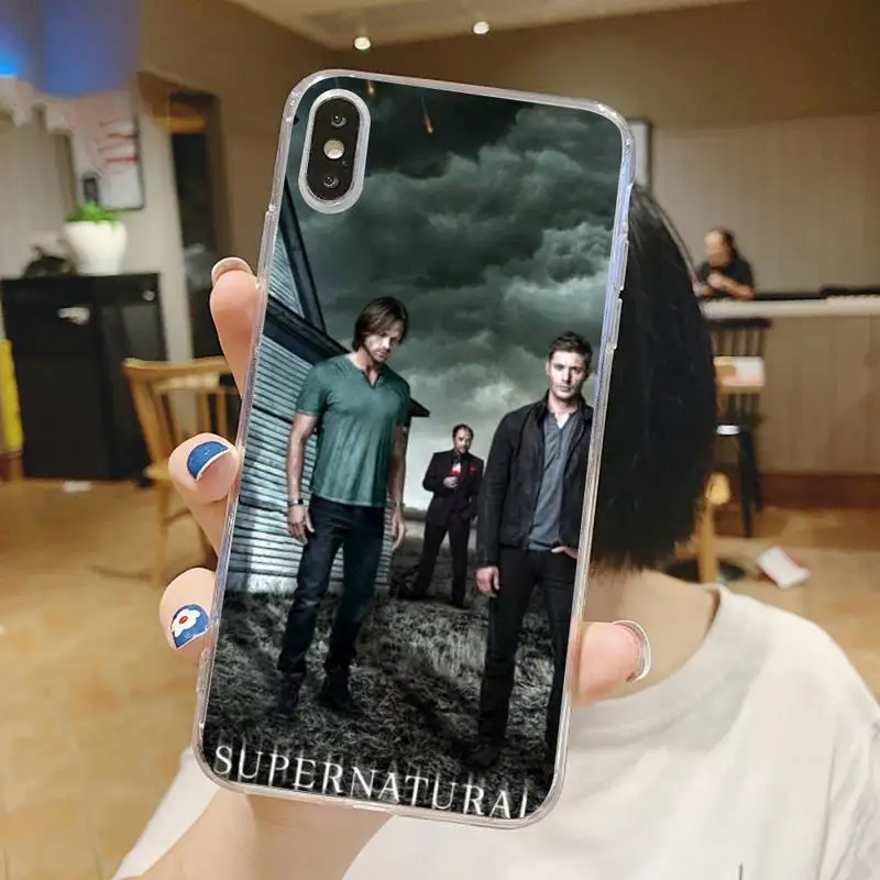 

Supernatural TV series Phone Case Transparent for iPhone 6 7 8 11 12 s mini pro X XS XR MAX Plus