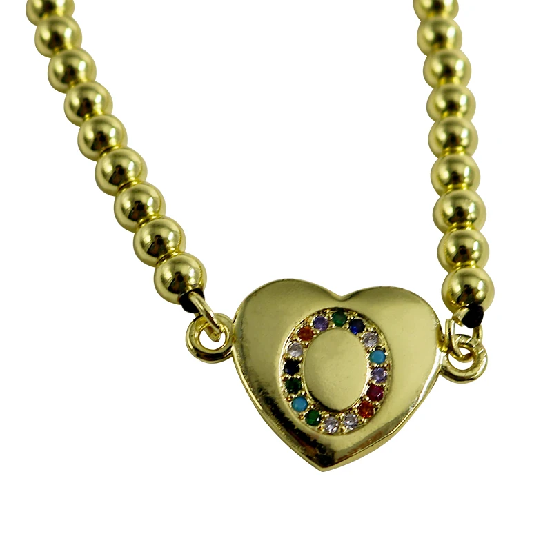 

Fashion Model Love Letters Bracelets String Micro Zirconia Charms Beads Bracelets for Women DIY Jewelry Gift Wholesale Price