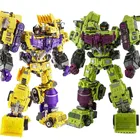 JinBao 50 см Опустошитель трансформация G1 GT оверсайз 6 в 1 ко фигурка экскаватора Bonecrusher робот оружие малыш мальчик игрушки