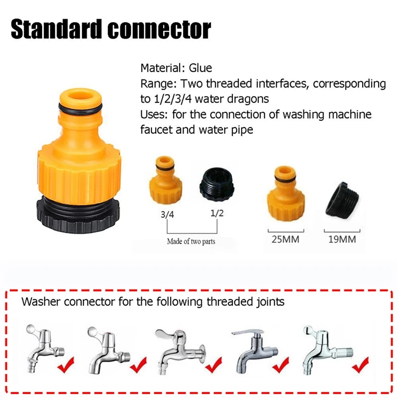 

8 in 1 Portable Foam Spray Water Gun, High Pressure Jet Cleaning Tool Multifunction Foam Nozzle for Car Garden