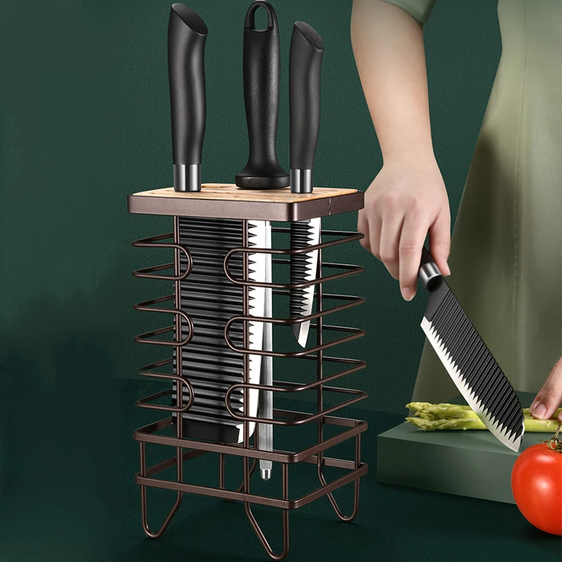 Металлическая подставка для раковины держатель ножей стеллаж хранения гаджеты